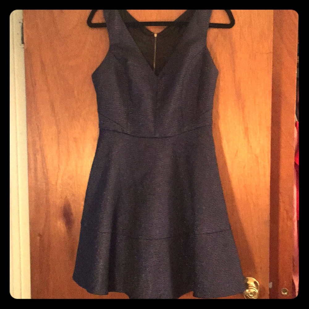 Express Navy Blue Party Dress